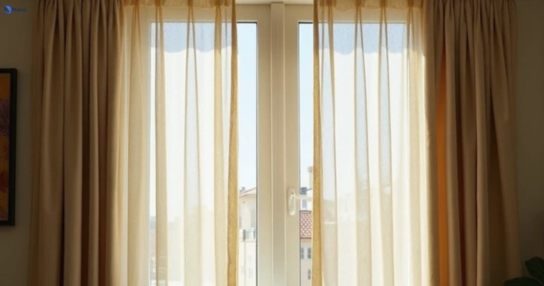 Dusty and dull curtains in sunnybank-hills before steam cleaning